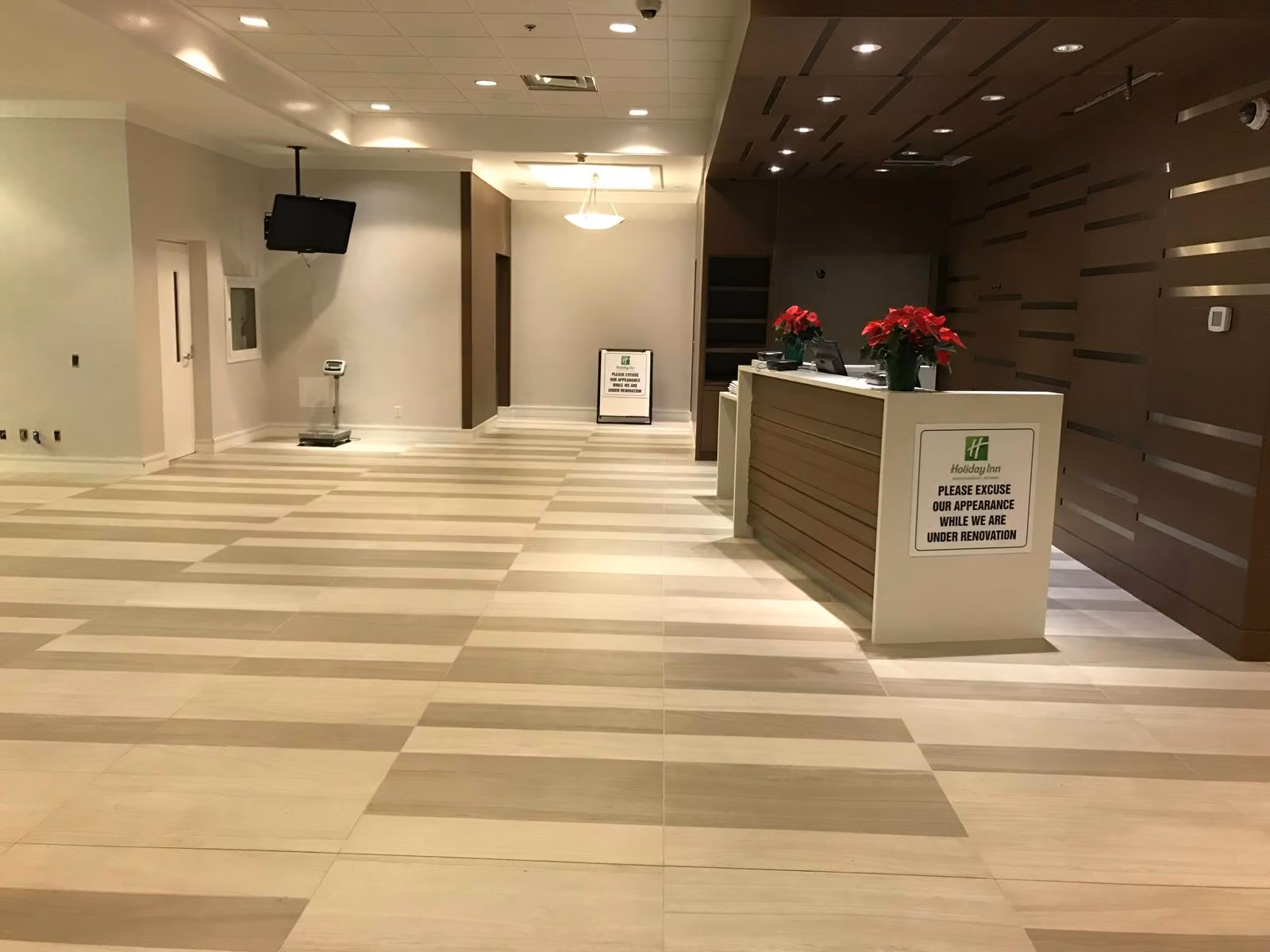 Professional commercial tile flooring installation in Vancouver office