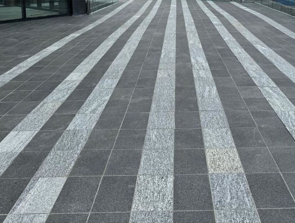Outdoor paving and tile installation in Vancouver