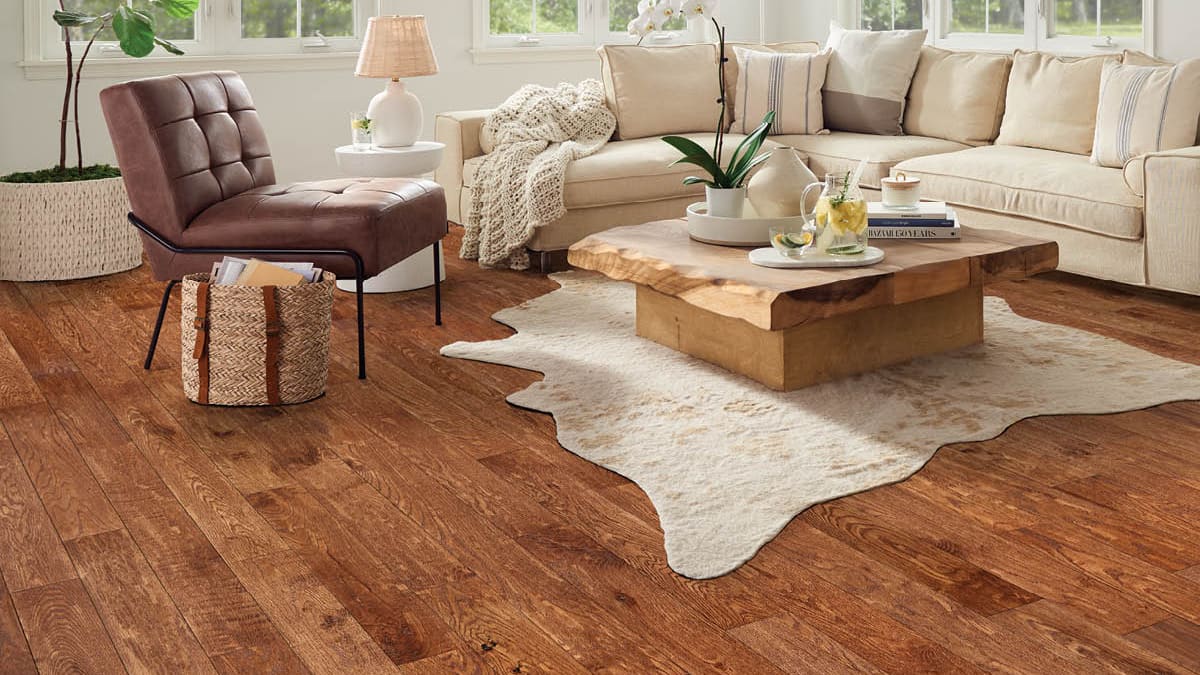 HARDWOOD flooring installation by Superior Tile Contracting