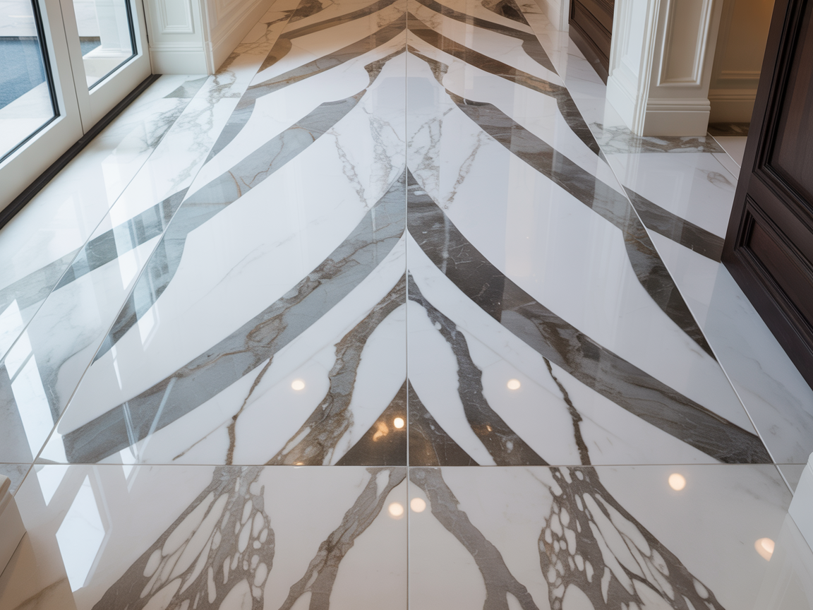 Premium marble and natural stone tile installation Vancouver